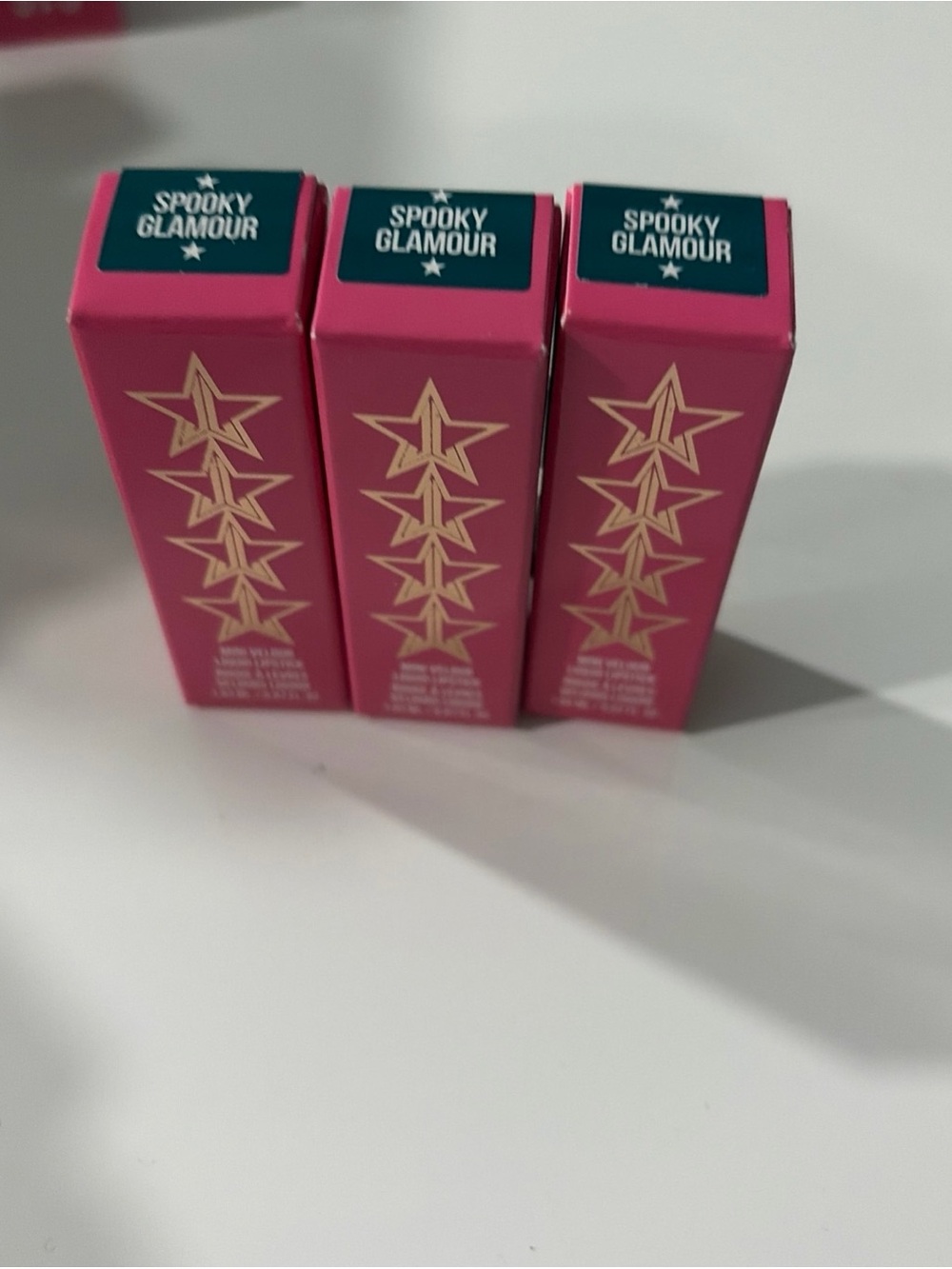 Jeffree Star Spooky Glamour Mini Velour Liquid Lipstick Lot Of 3 New